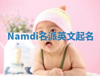 Namdi名派英文起名