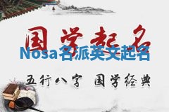 Nosa名派英文起名