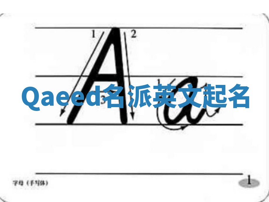 Qaeed名派英文起名