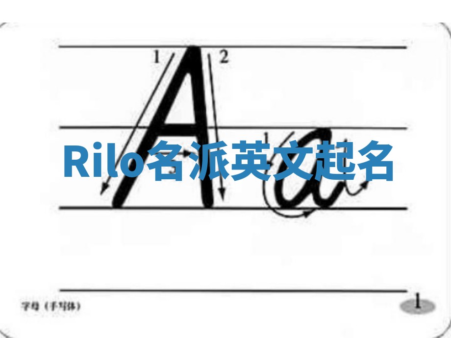 Rilo名派英文起名