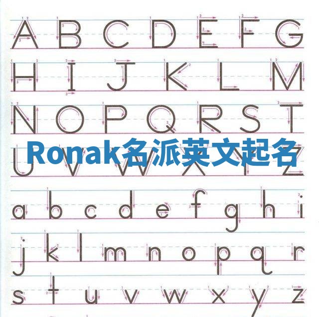 Ronak名派英文起名
