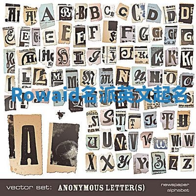 Rowaid名派英文起名