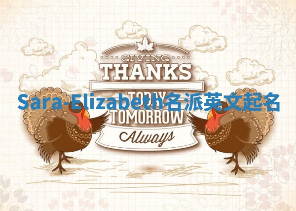 Sara-Elizabeth名派英文起名