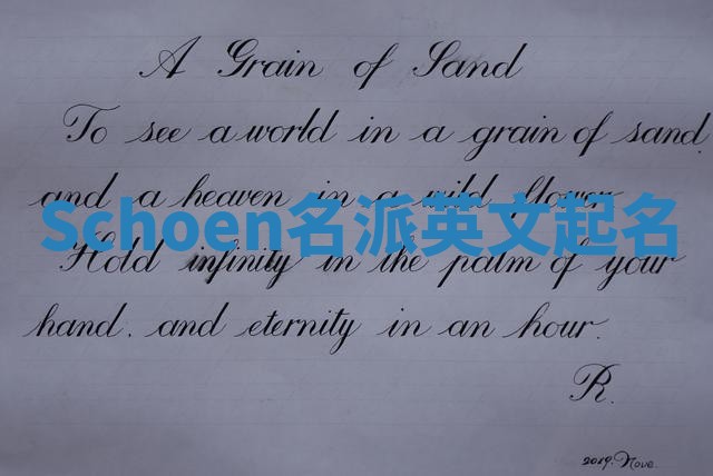 Schoen名派英文起名