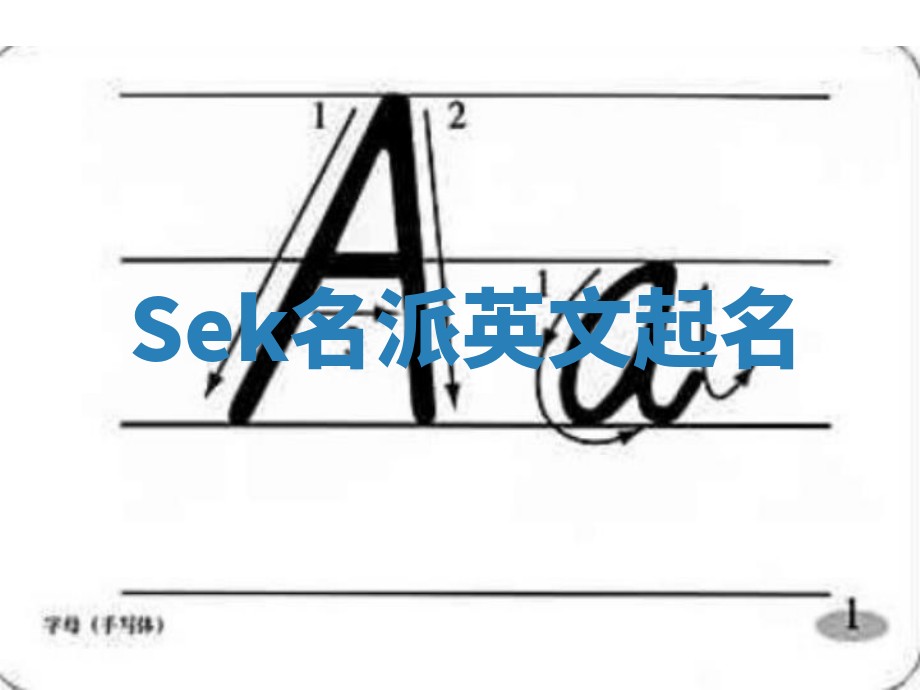 Sek名派英文起名