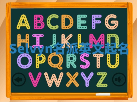 Selvyn名派英文起名