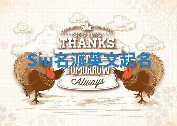 Siu名派英文起名