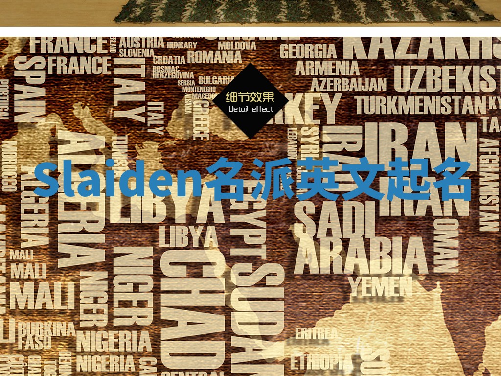 Slaiden名派英文起名