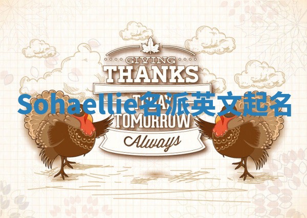 Sohaellie名派英文起名