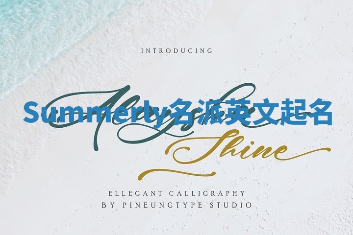 Summerly名派英文起名