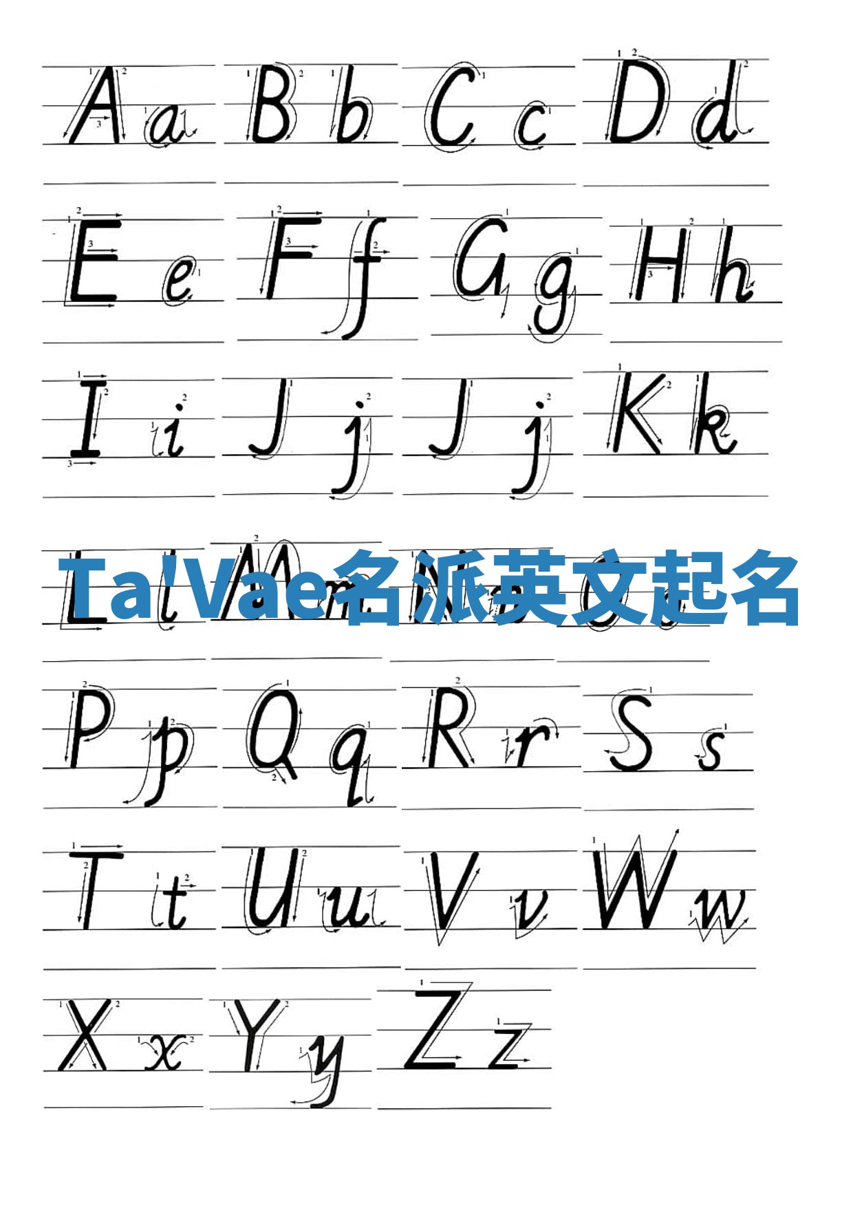 Ta'Vae名派英文起名