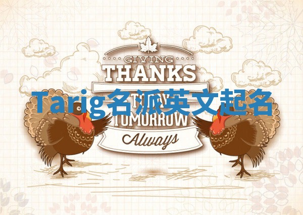 Tarig名派英文起名