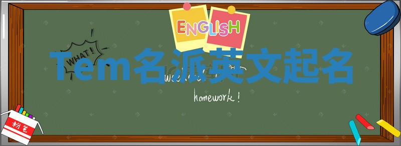 Tem名派英文起名