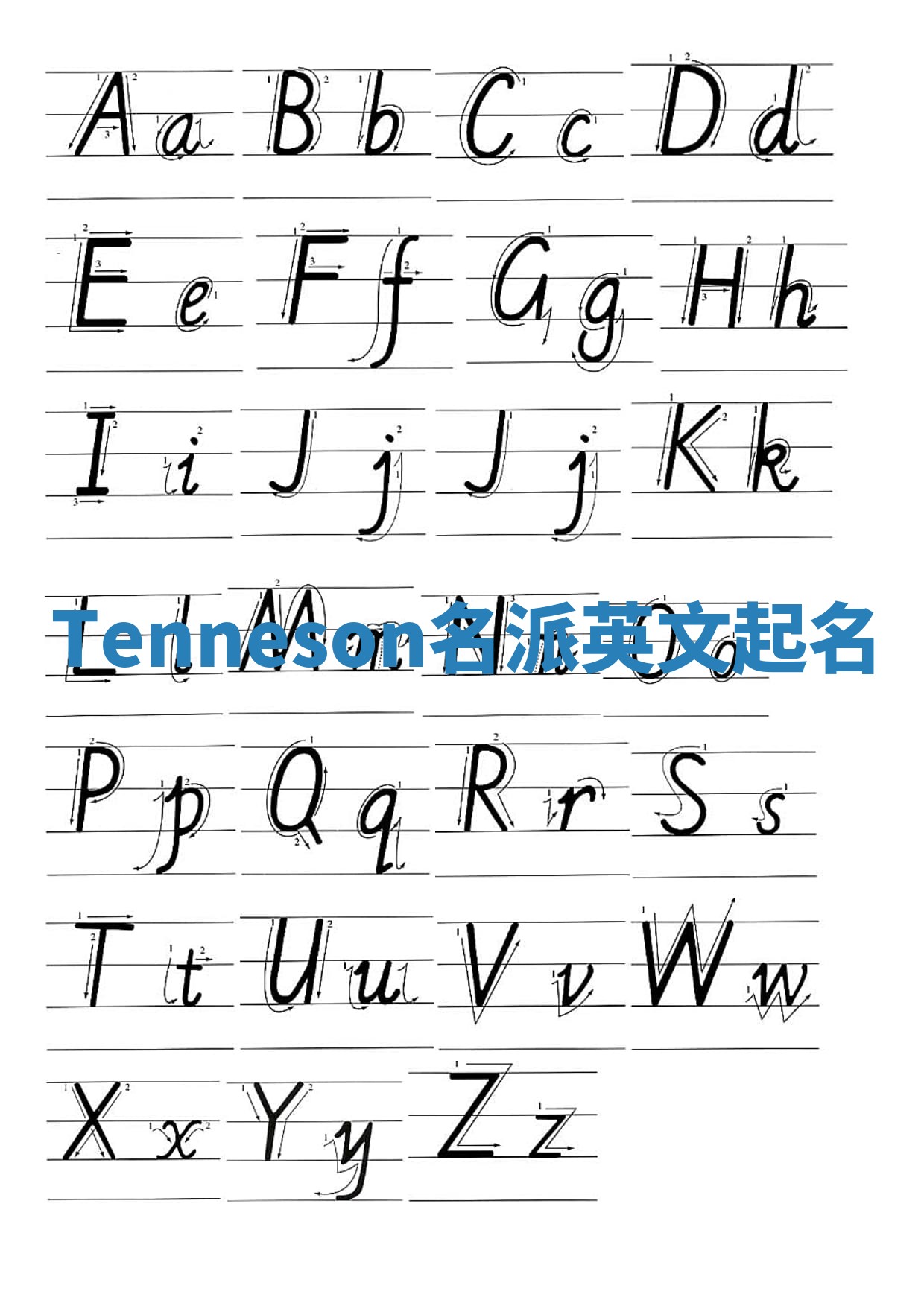 Tenneson名派英文起名