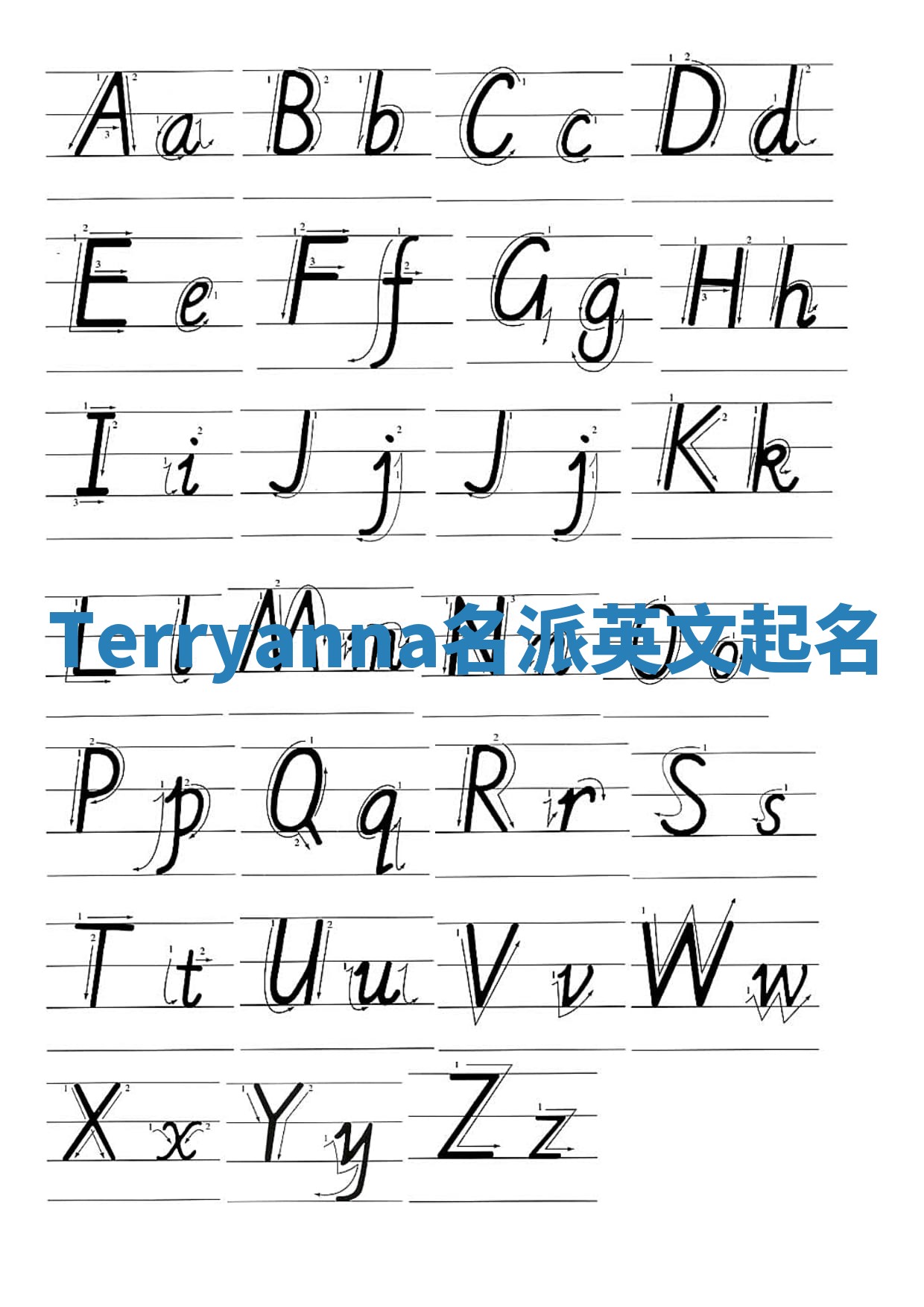 Terryanna名派英文起名