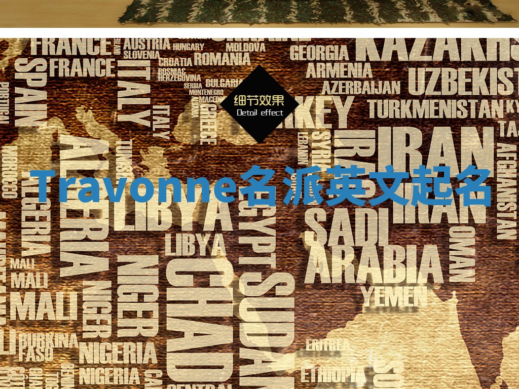 Travonne名派英文起名