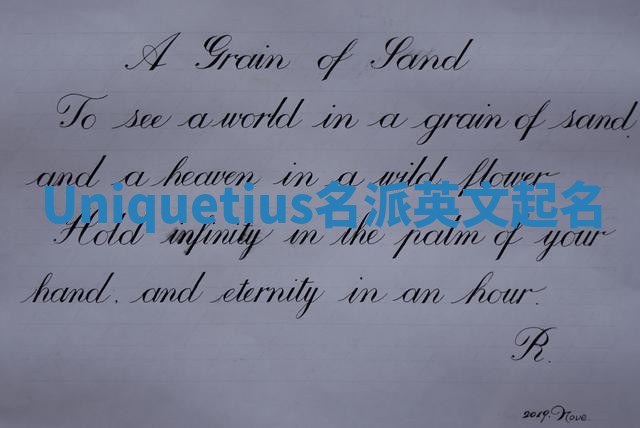 Uniquetius名派英文起名