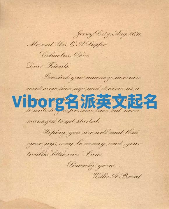 Viborg名派英文起名