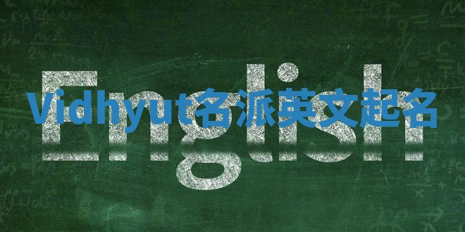 Vidhyut名派英文起名