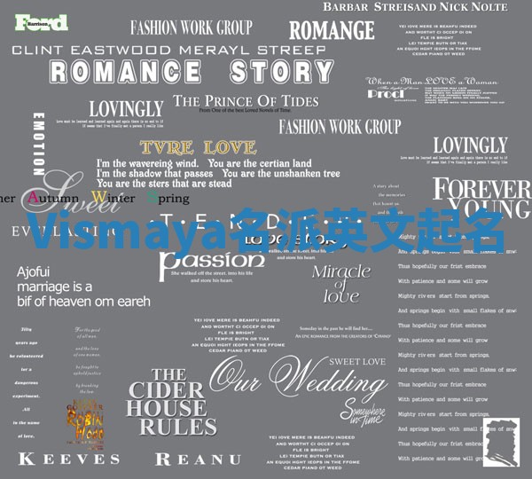 Vismaya名派英文起名