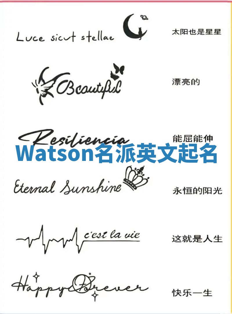 Watson名派英文起名