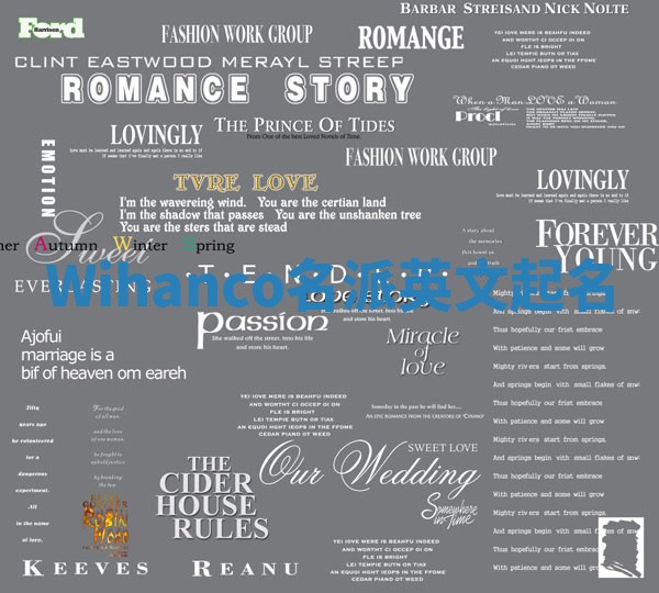 Wihanco名派英文起名