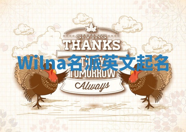 Wilna名派英文起名