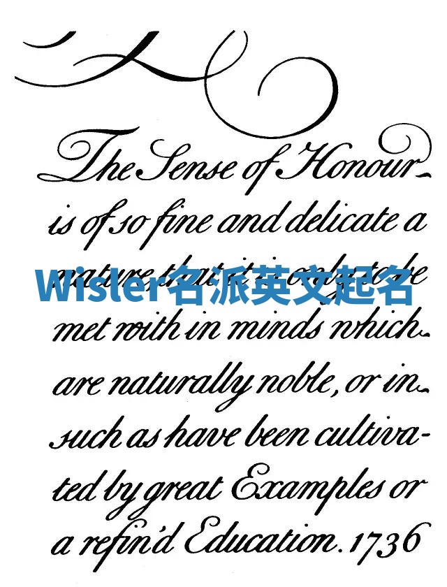 Wisler名派英文起名