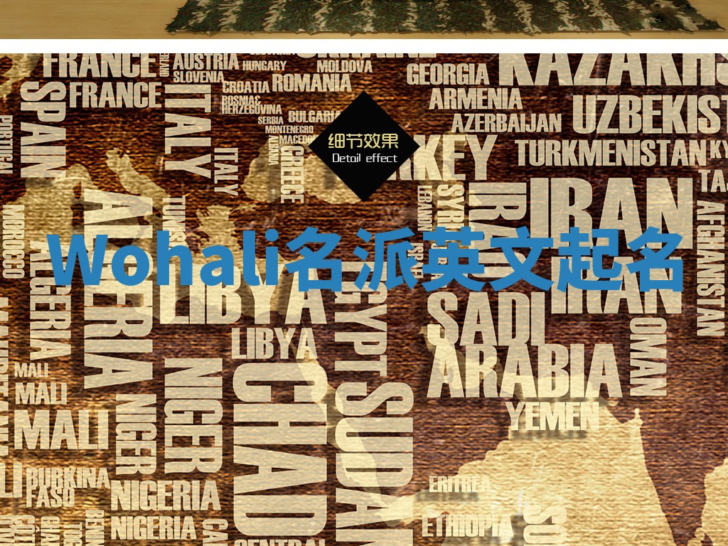 Wohali名派英文起名