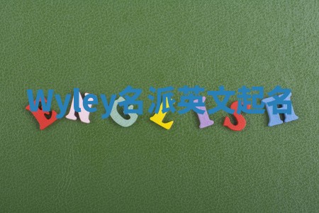 Wyley名派英文起名