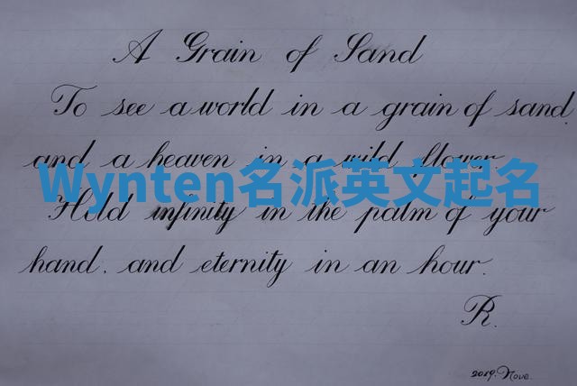 Wynten名派英文起名