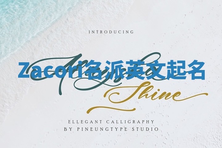 Zacori名派英文起名