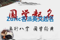 Zuric名派英文起名