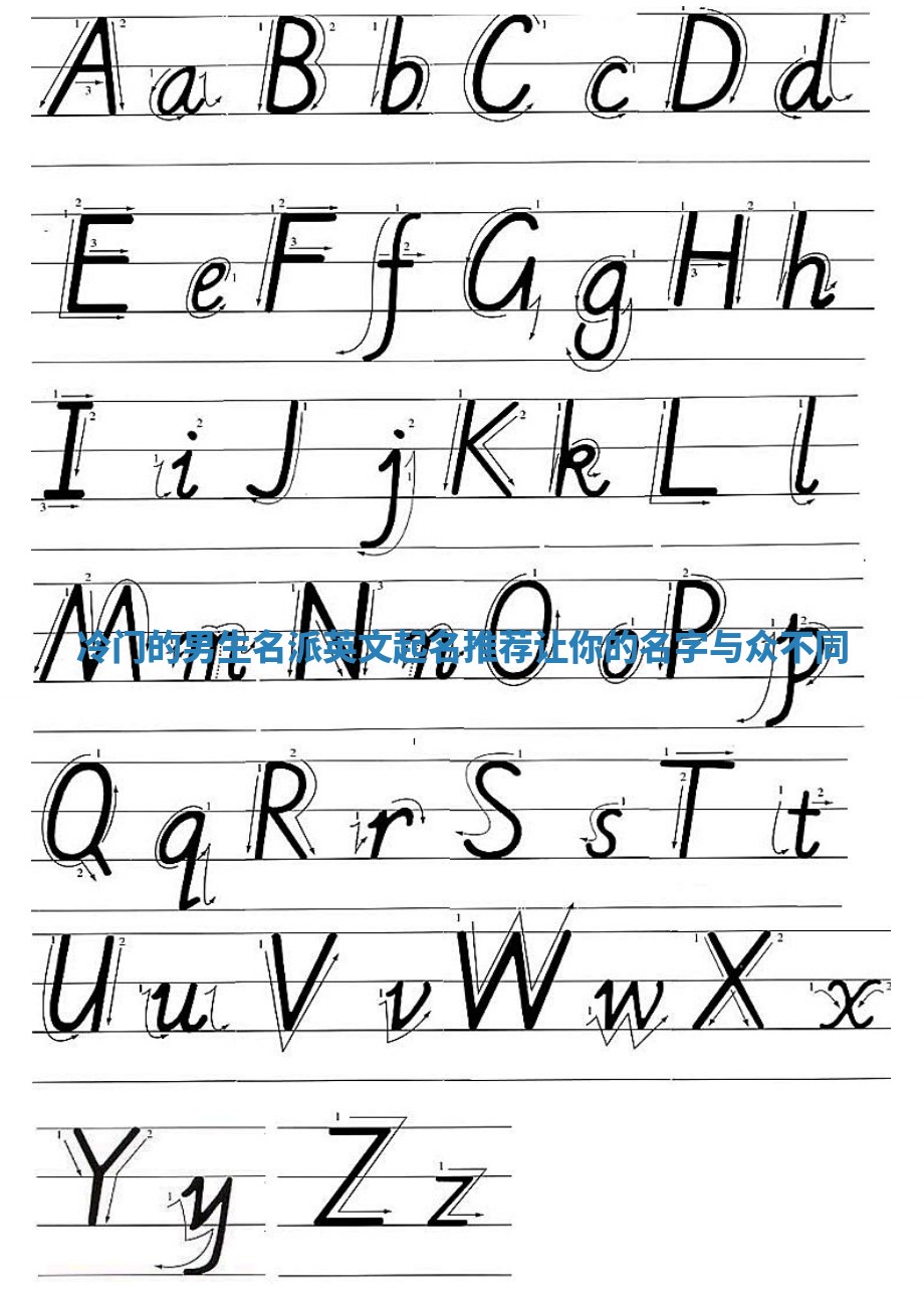 冷门的男生名派英文起名推荐 让你的名字与众不同