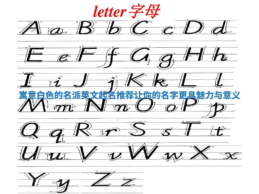 寓意白色的名派英文起名推荐 让你的名字更具魅力与意义