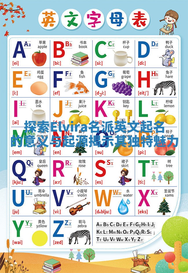 探索Elvira名派英文起名的意义与起源揭示其独特魅力