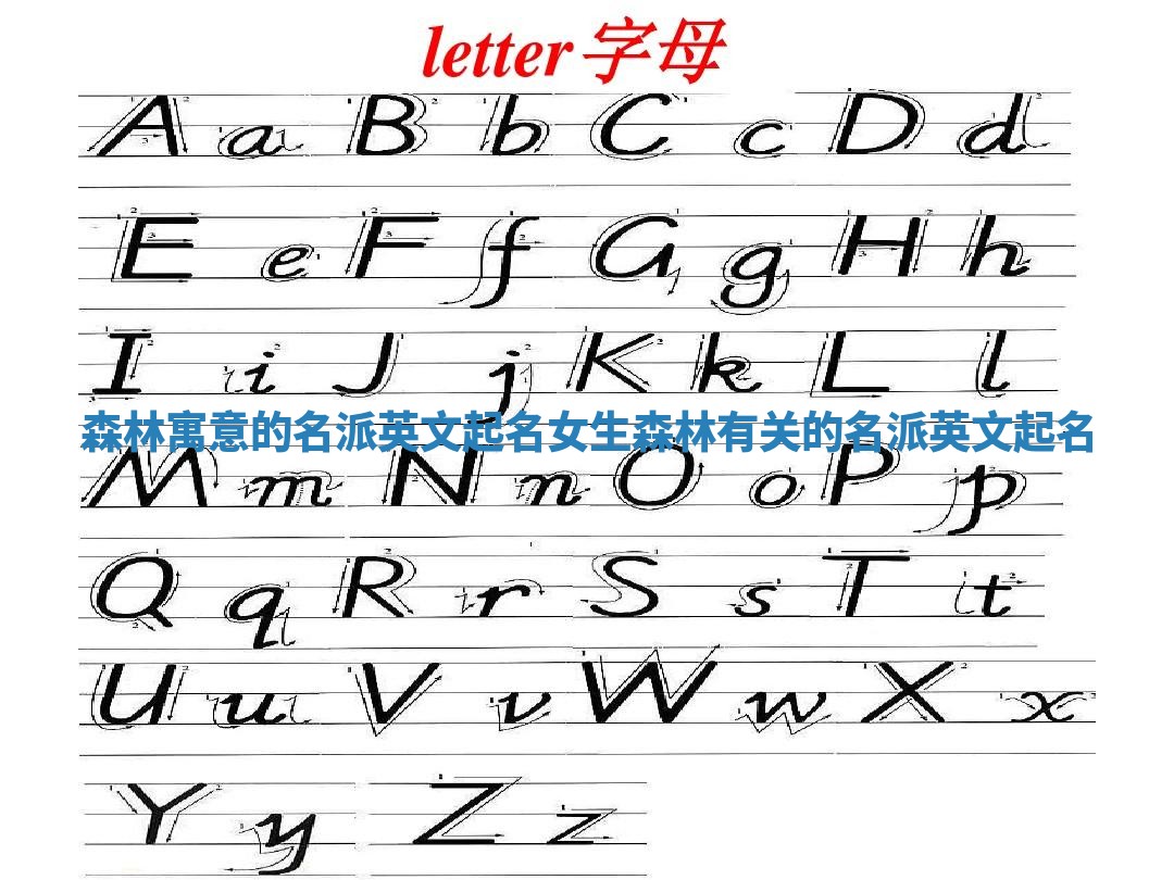 森林寓意的名派英文起名女生 森林有关的名派英文起名